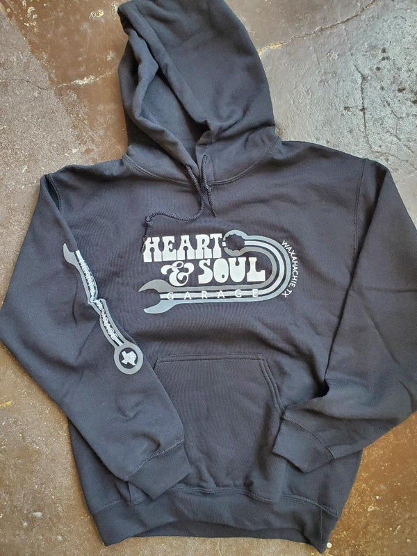 Heart & Soul Garage Black Hoodie