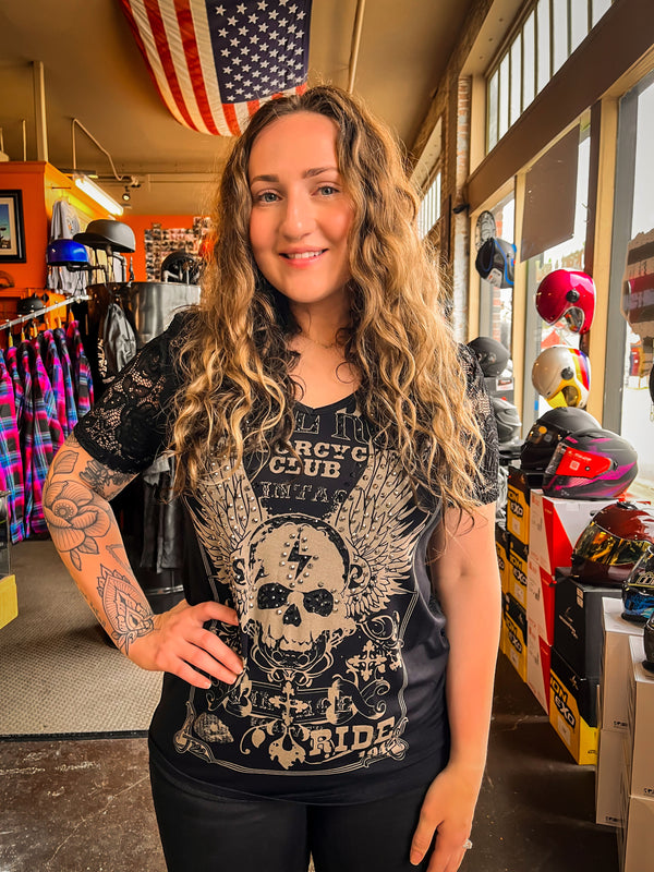 Stand out in the Crowd in this Blink Biker T