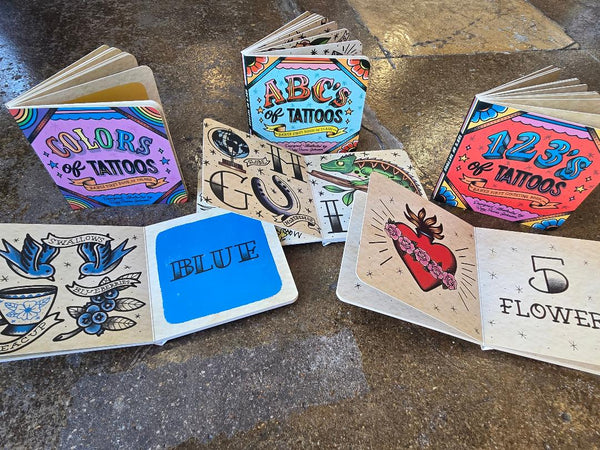 ABC's, 123's, Colors of Tattoos Board Books