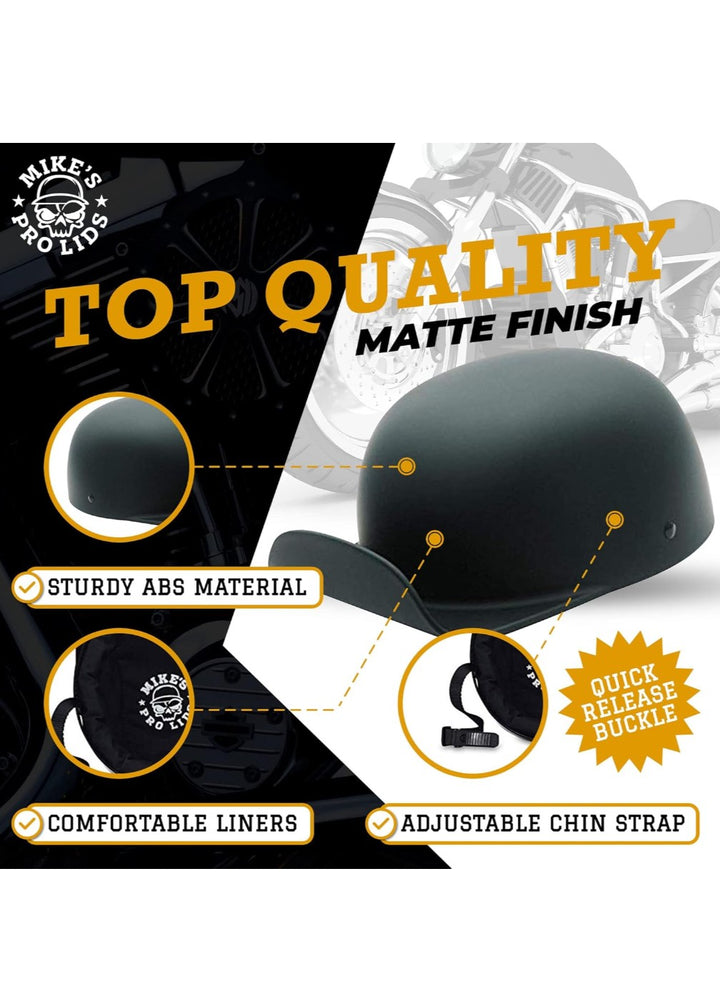 doughboy motorcycle helmets dot Mike's Pro Lids Doughboy 2.0 Novelty Helmet – The Shop