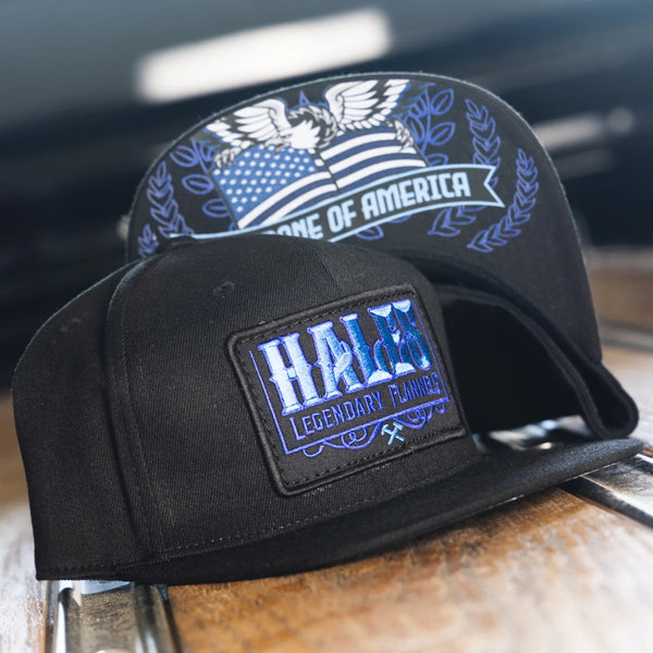 Flat Bill Tradesman Snap Back Hat